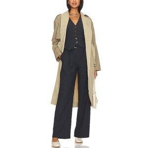 Heartloom 'Lucena' Tan Trench Coat Size L